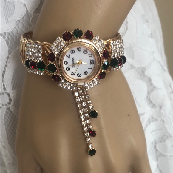 Multi Color Crystal Watch - Picture 6 of 8